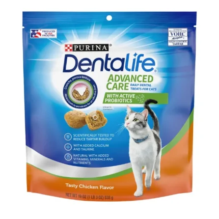 DentaLife Tasty Chicken Flavor Dental Cat Treats, 19-oz bag